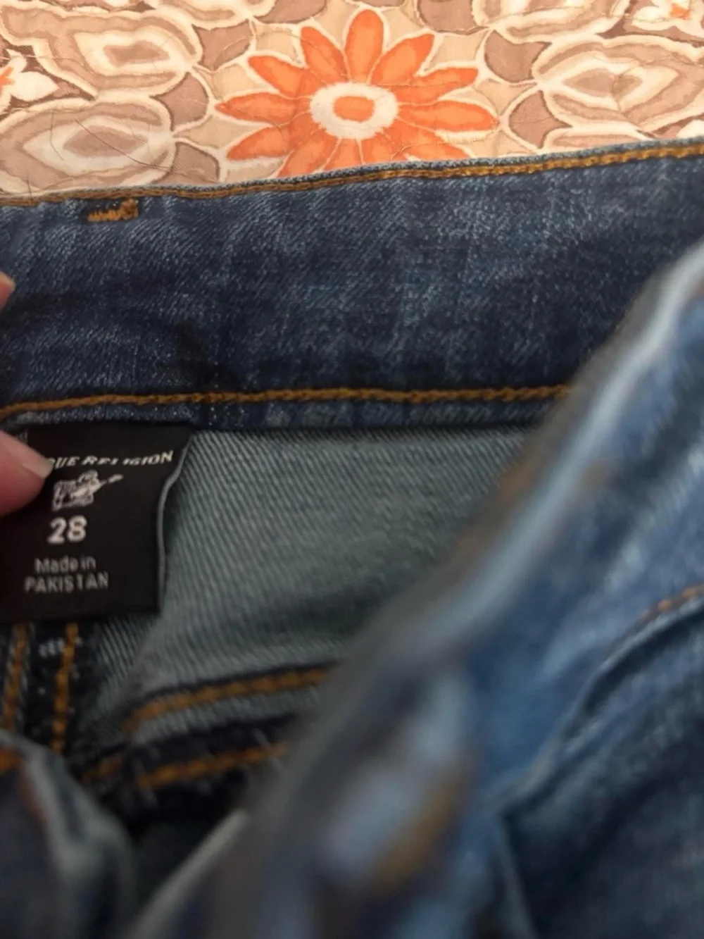 True Religion Dark Blue Flare Jeans